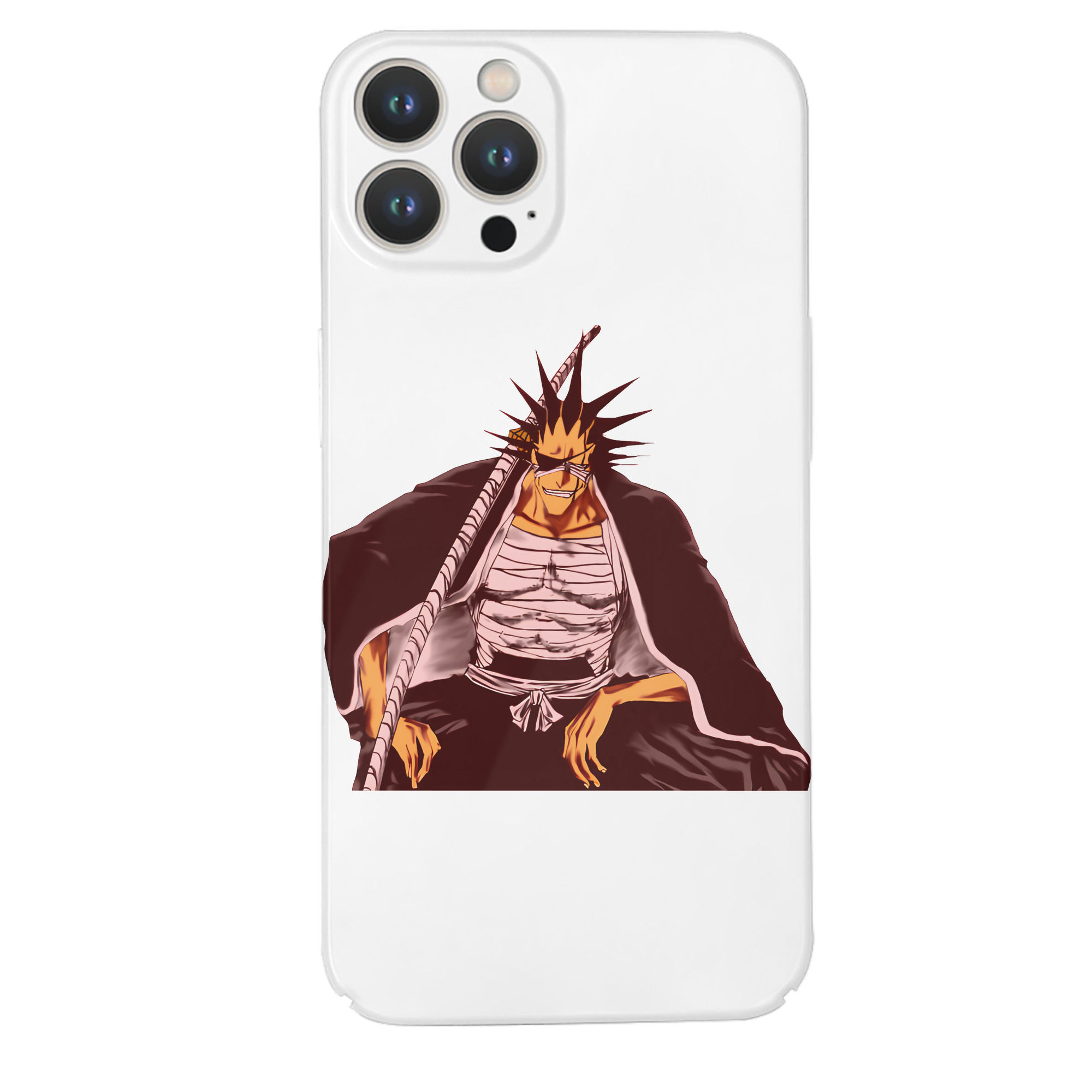 （画像用） ブリーチ ざらき けんぱち BLEACH Zaraki Kenpachi 【iPhone 14シリーズ対応】ハードケース